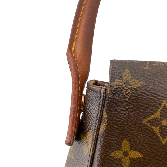 Authentic Louis Vuitton Looping Mini Monogram Shoulder Bag M51147 - Picture 11 of 16